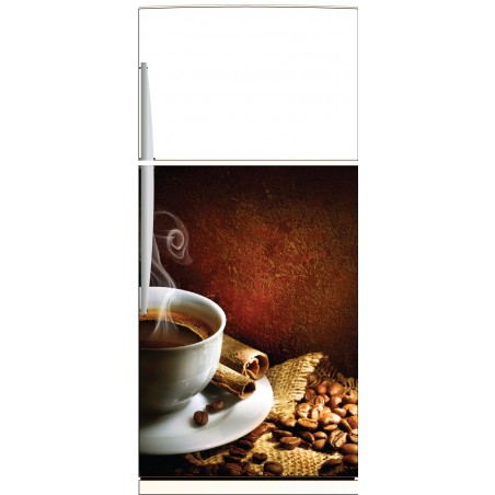 Sticker frigo Café - ou sticker magnet frigo