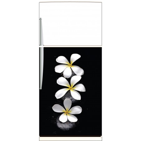 Sticker frigo Fleurs - ou sticker magnet frigo