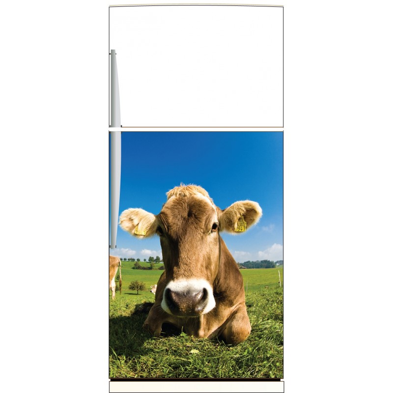 Sticker frigo Vache