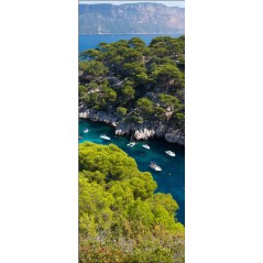 Stickers porte Les Calanques