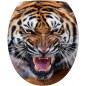 Stickers WC, stickers abattant de WC tigre