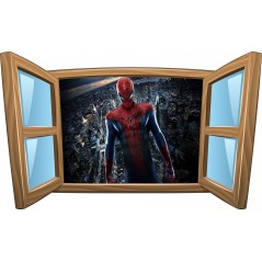 Sticker enfant fenêtre Spiderman réf 1011