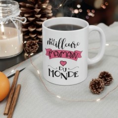 Mug La meilleure Maman du monde - Idée cadeau - Tasse en céramique