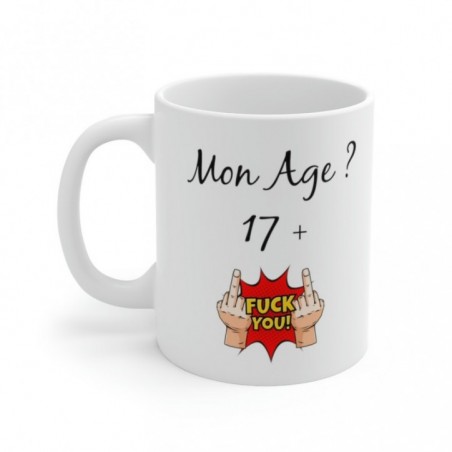 Mug 18 ans - Idée cadeau anniversaire homme ou femme - Tasse