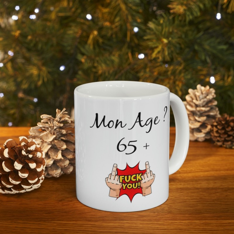Mug Anniversaire 66 ans - Idée cadeau anniversaire homme ou femme - Tasse  original humour rigolo fun
