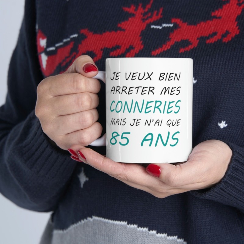 Mug Anniversaire 85 ans - Idée cadeau anniversaire homme ou femme