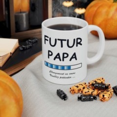 Mug Futur Papa - Idée cadeau chargement en cours - Tasse original 