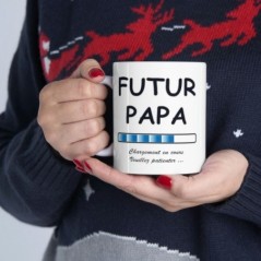 Mug Futur Papa - Idée cadeau chargement en cours - Tasse original 