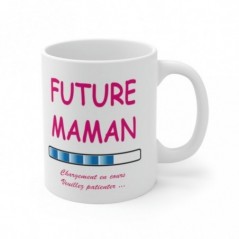 Mug Future Maman - Idée cadeau chargement en cours - Tasse original 