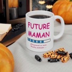 Mug Future Maman - Idée cadeau chargement en cours - Tasse original 