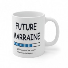 Mug Future Marraine - Idée cadeau chargement en cours - Tasse original 