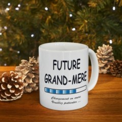 Mug Future Grand Mère - Idée cadeau chargement en cours - Tasse original 