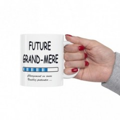 Mug Future Grand Mère - Idée cadeau chargement en cours - Tasse original 