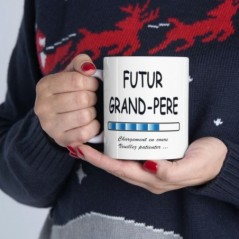 Mug Futur Grand Père - Idée cadeau chargement en cours - Tasse original 