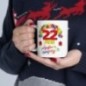 Mug Anniversaire 22 ans - Idée cadeau Joyeux Anniversaire