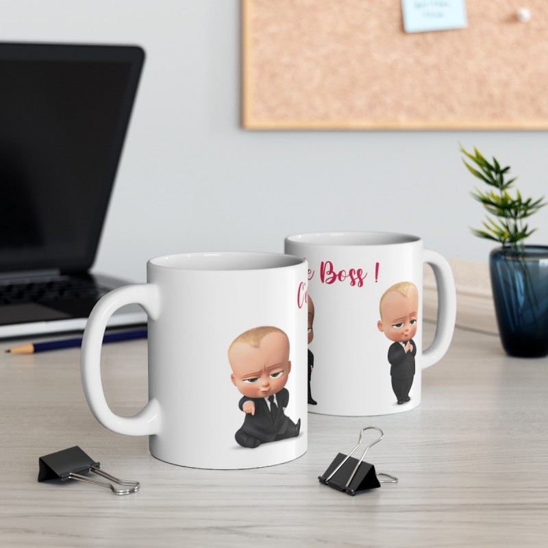 Mug en Porcelaine The Boss - Cadeau Tasse Originale