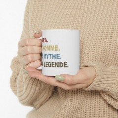 Mug Papa le mythe - Idée cadeau - Tasse en céramique 