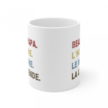 Mug Beau Papa le mythe - Idée cadeau - Tasse en céramique 