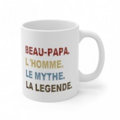 Mug Beau Papa le mythe - Idée cadeau - Tasse en céramique 