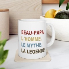 Mug Beau Papa le mythe - Idée cadeau - Tasse en céramique 