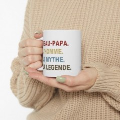 Mug Beau Papa le mythe - Idée cadeau - Tasse en céramique 