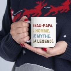 Mug Beau Papa le mythe - Idée cadeau - Tasse en céramique 