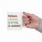 Mug Parrain le mythe - Idée cadeau - Tasse en céramique 