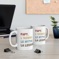 Mug Papy le mythe - Idée cadeau - Tasse en céramique 