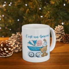 Mug C'est un garçon - Idée cadeau - Tasse en céramique 