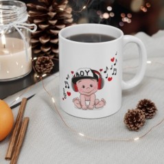 Mug Bébé musique - Idée cadeau - Tasse en céramique 