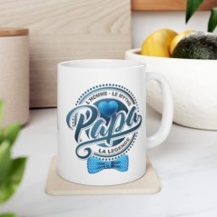 Mug Fêtes des pères Papa le mythe - Idée cadeau - Tasse en céramique 