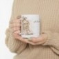 Mug La Famille personnalisable avec prénoms - Tasse personnalisée Papa avec 2 mains d'enfants