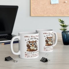 Mug Mon Beau Papa -  il a un grain comme le café mais je l'adore - Idée cadeau - Tasse en céramique 