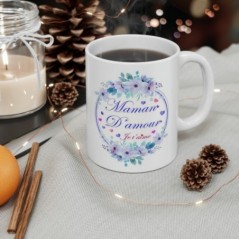 Mug Fêtes des mères Maman d'amour - Idée cadeau - Tasse en céramique 