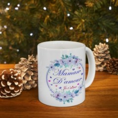 Mug Fêtes des mères Maman d'amour - Idée cadeau - Tasse en céramique 