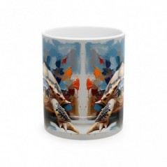 Mug Tortue aquarelle - Idée cadeau - Tasse originale en céramique Tortue modèle 1