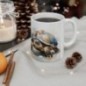 Mug Tortue aquarelle - Idée cadeau - Tasse originale en céramique Tortue modèle 2