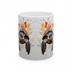 Mug Tortue aquarelle - Idée cadeau - Tasse originale en céramique Tortue modèle 3