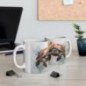 Mug Tortue aquarelle - Idée cadeau - Tasse originale en céramique Tortue modèle 3