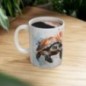 Mug Tortue aquarelle - Idée cadeau - Tasse originale en céramique Tortue modèle 3