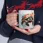 Mug Tortue aquarelle - Idée cadeau - Tasse originale en céramique Tortue modèle 3