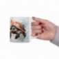 Mug Tortue aquarelle - Idée cadeau - Tasse originale en céramique Tortue modèle 3