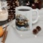 Mug Tortue aquarelle - Idée cadeau - Tasse originale en céramique Tortue modèle 4