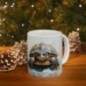 Mug Tortue aquarelle - Idée cadeau - Tasse originale en céramique Tortue modèle 4