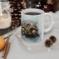 Mug Tortue aquarelle - Idée cadeau - Tasse originale en céramique Tortue modèle 5