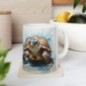 Mug Tortue aquarelle - Idée cadeau - Tasse originale en céramique Tortue modèle 5