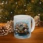 Mug Tortue aquarelle - Idée cadeau - Tasse originale en céramique Tortue modèle 5