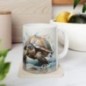 Mug Tortue aquarelle - Idée cadeau - Tasse originale en céramique Tortue modèle 7