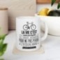 Mug Citation La vie c'est comme une bicyclette - Idée cadeau - Tasse en céramique - Humour Sympa Fun