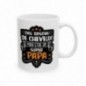 Mug pas besoin de cheveux pour être un super Papa - Idée cadeau - Tasse en céramique - Humour Sympa Fun